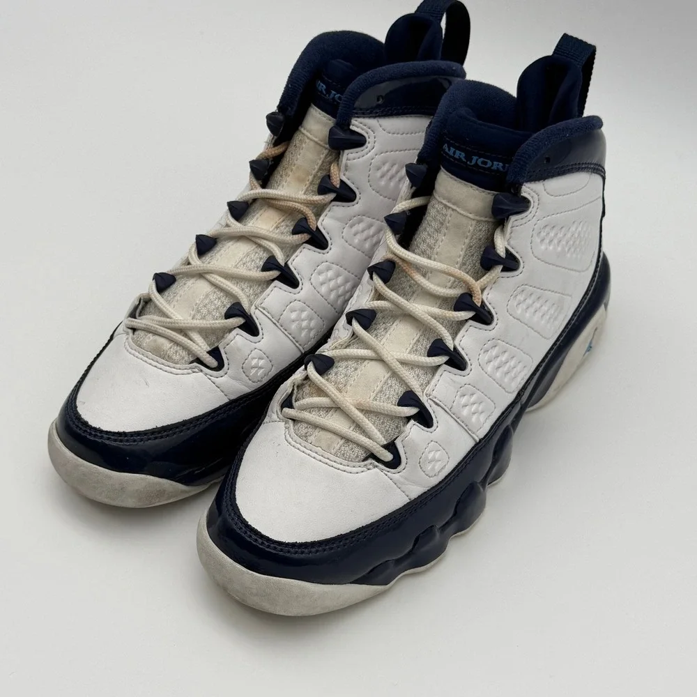 Jordan Air Jordan 9 Retro Pearl Blue 302359-145 Size 6Y‎ Women 7.5 - Picture 12 of 13